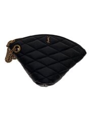 画像：トライアングル コインパース/コインケース/レザー/BLK/レディース//
