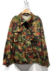 画像：スイス軍/M-83/アルペンカモ/ミリタリージャケット/--/ポリエステル/マルチカラー/カモフラ
