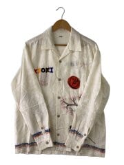 画像：25SS/HAND EMBROIDERED-DESIGN SHIRT/3/コットン/CRM/25SS-B-05//