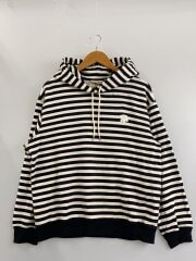 画像：kioski/ Lona Mens Fit hoodie/S/コットン/WHT/ボーダー