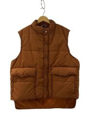 画像：首周り変色/TALONジップ/+ダウンベスト/XL/--/BRW