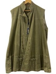 画像：EM/40s/パラシュート部隊/ベスト/コットン/GRN/無地