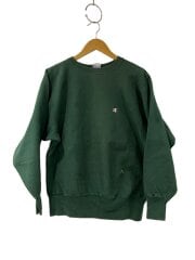 画像：RW/90s/REVERSE WEAVE/ワンポイントロゴ/スウェット/L/コットン/GRN/無地
