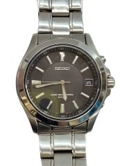 画像：SPIRIT/ソーラー腕時計/アナログ/ステンレス/BLK/7B22-0AY0