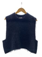 画像：ニットベスト(厚手)/--/ウール/BLK