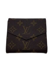 画像：ポルト・モネ・ビエ・カルト・クレディ_モノグラム・キャンバス/PVC/BRW/総柄/レディース