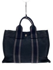 画像：トートバッグ/キャンバス/BLK/無地