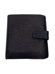 画像：ポルト・ビエ・コンパクト_エピ/レザー/BLK/メンズ