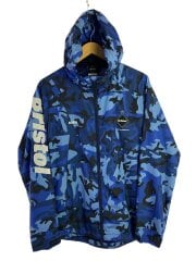 画像：カモフラプクティス/ナイロンジャケット/M/ポリエステル/BLU/カモフラ/FCRB-180022