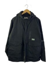 画像：ミリタリージャケット/L/コットン/BLK/無地/LA211009