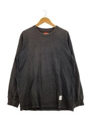 画像：長袖Tシャツ/L/コットン/BLK//