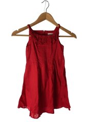 画像：ワンピース/110cm/コットン/RED/161-5