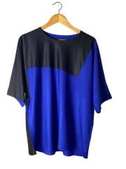 画像：Tシャツ/3/ポリエステル/BLU/無地/LA41JK140