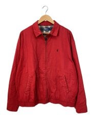 画像：ジャケット/L/コットン/RED