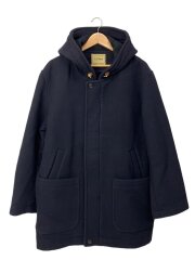 画像：コート/L/ウール/NVY/無地