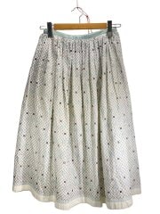 画像：ロングスカート/36/コットン/WHT/XS5125