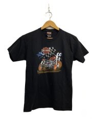 画像：Tシャツ/L/コットン/BLK