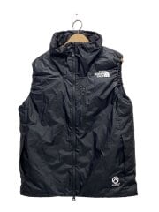 画像：HEDGE OVER VEST_ヘッジオーバーベスト/M/ナイロン/BLK