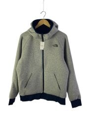 画像：REVERSIBLE TECH AIR HOODIE_リバーシブル テックエアーフーディ/XL/ナイロン/NVY