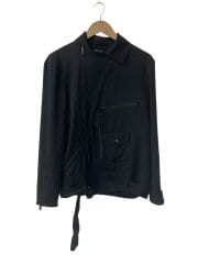 画像：ジャケット/XS/レーヨン/BLK/JX4750