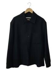 画像：ジャケット/S/ウール/BLK/6WC3241057/TAILORED SHIRT JACKET