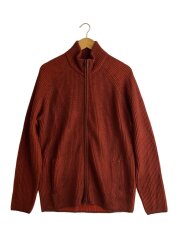 画像：VNECK/ニット・セーター(厚手)/50/ウール/RED/タグ付き//