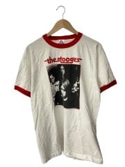 画像：Tシャツ/L/コットン/WHT/プリント/THE STOOGES/2005/リンガーT
