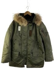 画像：N-3B/フライトジャケット/L/ナイロン/KHK/18WP41