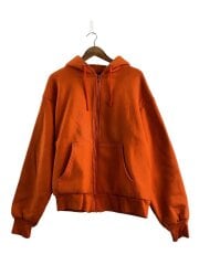 画像：90S/USA製/裏サーマル/パーカー/L/コットン/ORN
