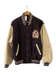 画像：スタジャン/--/ウール/BRW