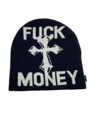 画像：ニットキャップ/--/アクリル/BLK/メンズ