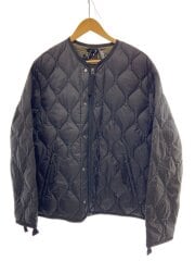 画像：ダウンジャケット/L/ナイロン/BLK/無地/TAION-WM65LSZBML-1SH