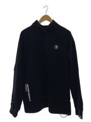 画像：スウェット/XL/コットン/BLK/無地