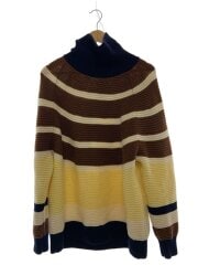 画像：ニット・セーター(厚手)/1/ウール/BRW/無地/20-AW-035