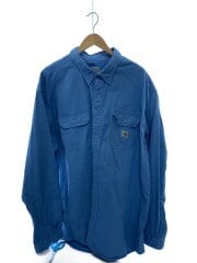 画像：長袖シャツ/3XL/コットン/BLU/FRS160 MBL
