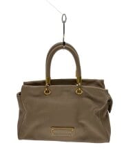 画像：ショルダーバッグ/レザー/BEG/無地