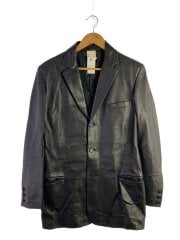 画像：レザージャケット・ブルゾン/--/レザー/BLK/カビ有