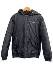 画像：15AW/2tone hooded sideline jkt/ダウンジャケット/S/ナイロン/BLK