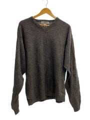 画像：90s~00s/タイ製/Vネックニット/L/ウール/グレー