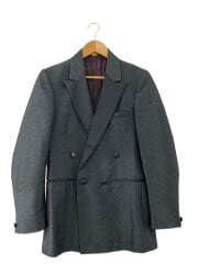 画像：USA製/テーラードジャケット/--/--/総柄/レインステッチ