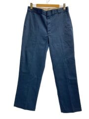 画像：ワークパンツ/--/TALONジップ/ウエストステッチ有/ポリエステル/ブルー/センタープレス