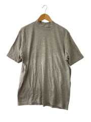 画像：90s~00s/モックネックカットソー/Tシャツ/L/コットン/グレー/無地/ブランク