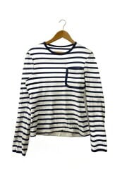 画像：UNION POUR LE VETEMENT/長袖Tシャツ/--/コットン/WHT/ボーダー