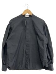 画像：24AW/BALLOON SLEEVE BLOUSE/長袖ブラウス/1/コットン/ブラック/無地///