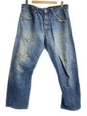 画像：00s/Engineered Jeans/ボタン裏/252/立体裁断/ボトム/36/コットン/IDG