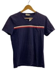 画像：Tシャツ/S/コットン/NVY/状態考慮/トリコロールカラー