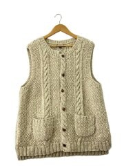 画像：TIGRE BROCANTE/ニットベスト(厚手)/L/ウール/BEG