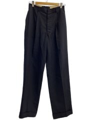 画像：60S/カムロック/CONMAR ZIP/アルミジップ/スラックスパンツ/--/--/BLK
