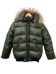 画像：ダウンジャケット/M/ナイロン/KHK