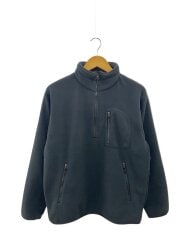 画像：FIELD FLEECE HALF ZIP_フィールドフリースハーフジップ/M/ポリエステル/BLK